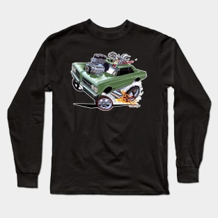 GOATINATOR 1964 GTO GREEN Long Sleeve T-Shirt